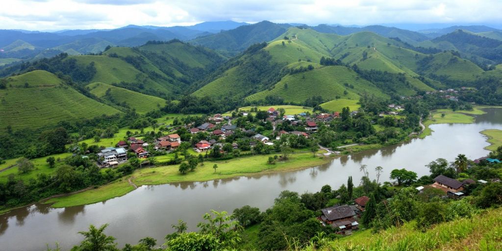 Pemandangan alam dan budaya Ogan Komering Ulu Selatan.